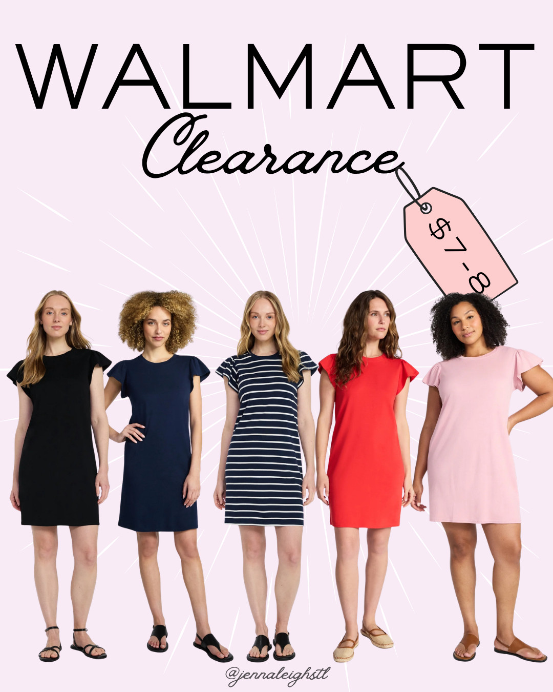 This cute and easy throw on dress is showing up on clearance for around $7 to $8 depending on the color, making it such a good spring and summer staple that you can grab in multiple shades. 

 #LTKSeasonal #LTKSaleAlert #LTKMidsize