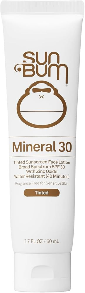 Sun Bum Mineral SPF 30 Tinted Face Sunscreen - Matte Primer - Broad Spectrum Moisturizing Sunscre... | Amazon (US)