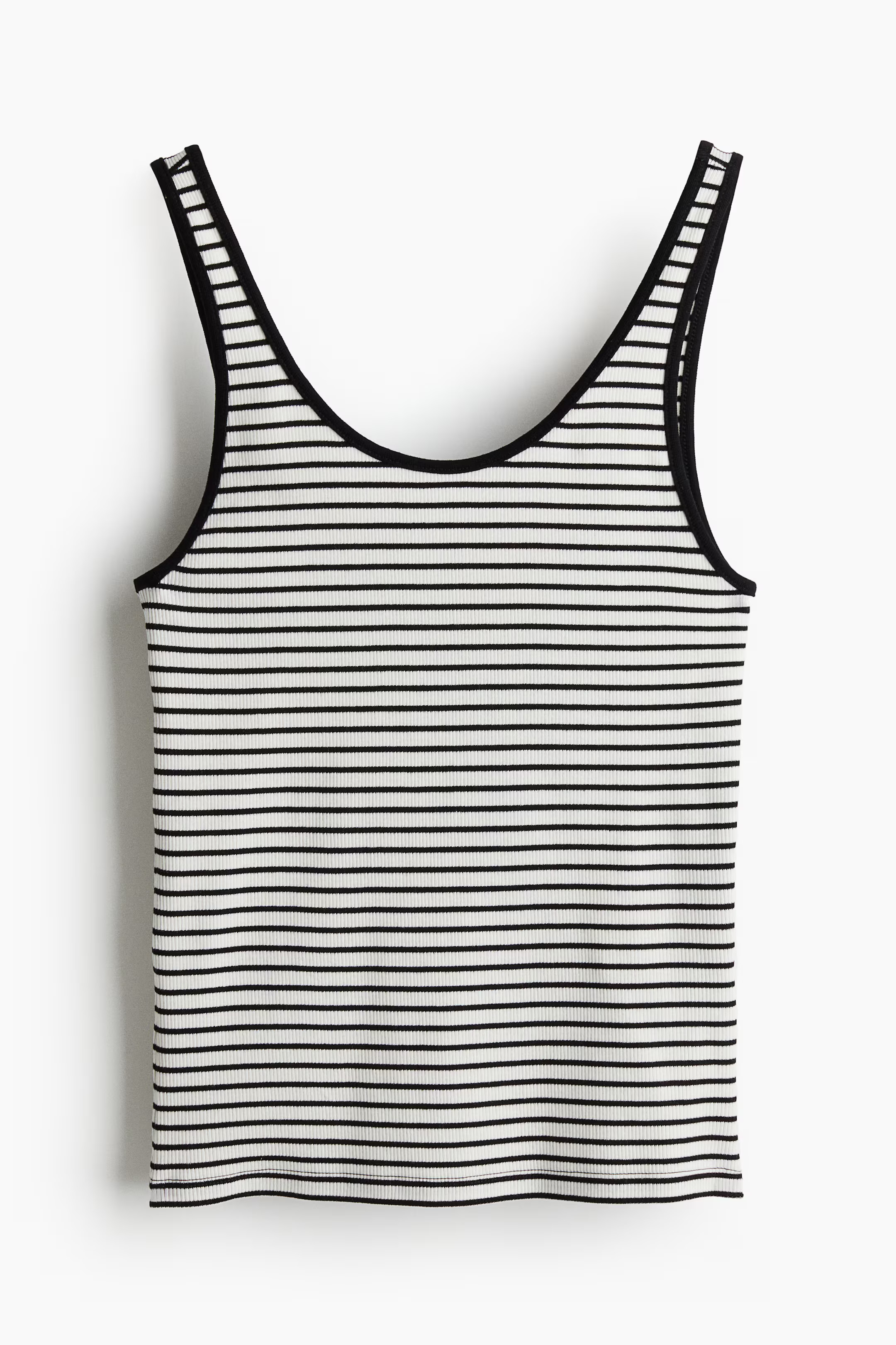 Camiseta de tirantes en canalé | H&M (FR, IT, ES, PT, BE)