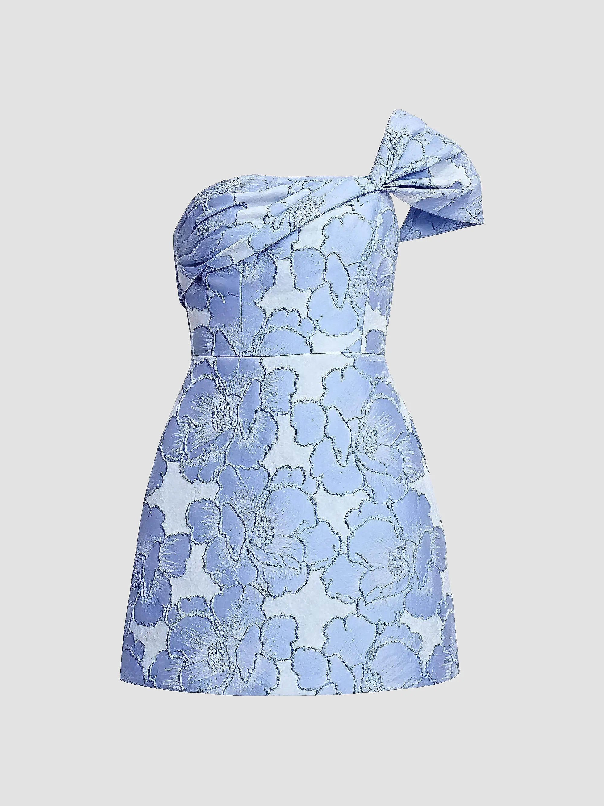 Olive Floral Jacquard Cocktail Dress | Saks Fifth Avenue
