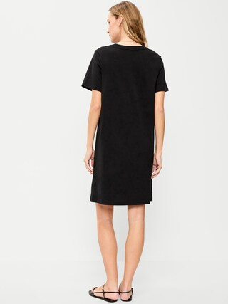 Vintage Crew-Neck Mini T-Shirt Dress | Old Navy (US)