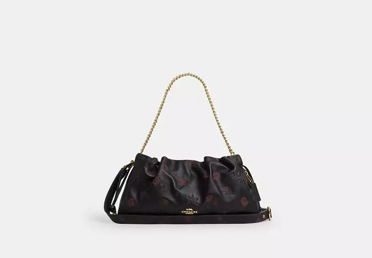 Faye Large Shoulder Bag With Floral Print | Coach Outlet US