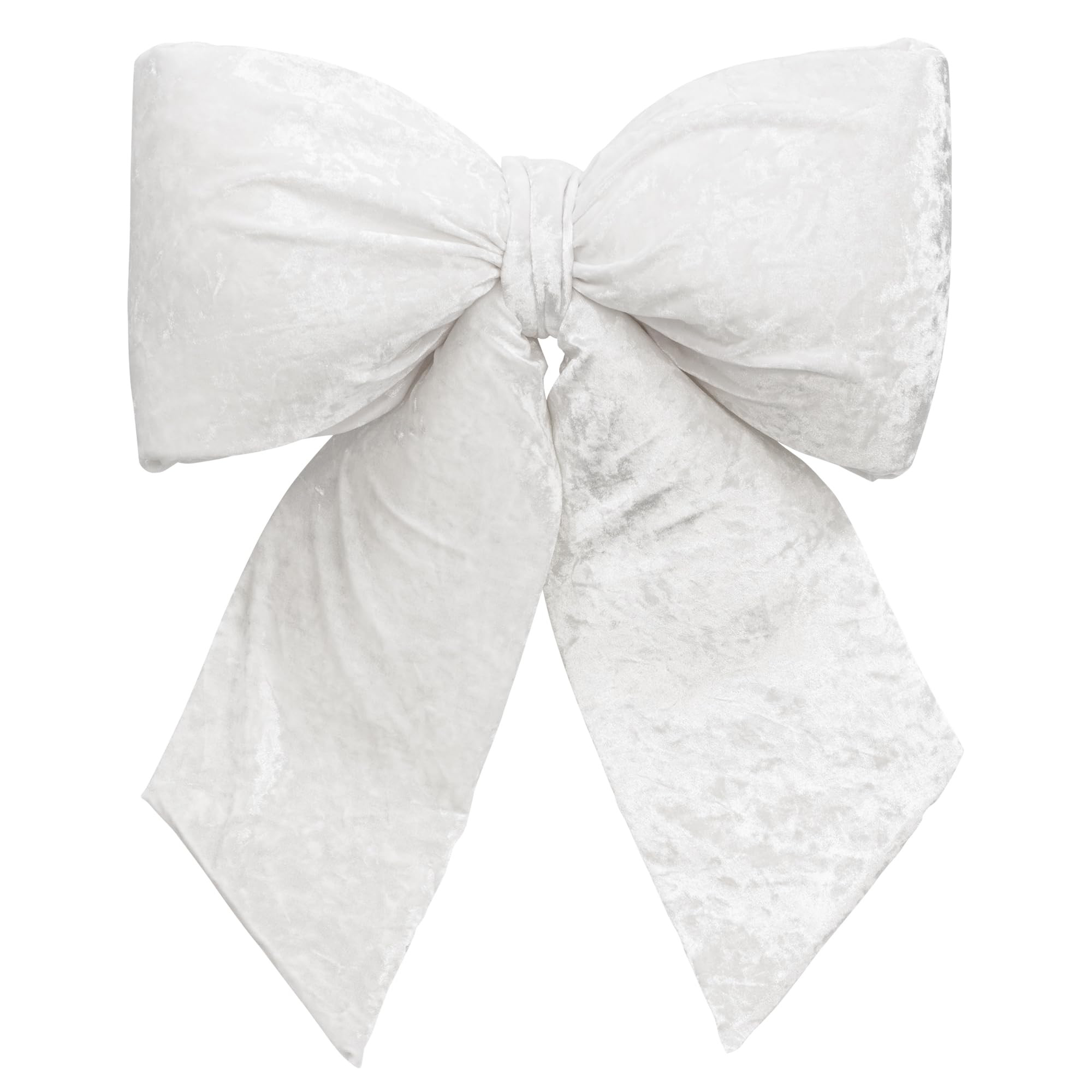 KI Store White Extra Large Plush Velvet Bows 16.5-Inch Christmas Bow Tree Topper for Christmas Tr... | Amazon (US)