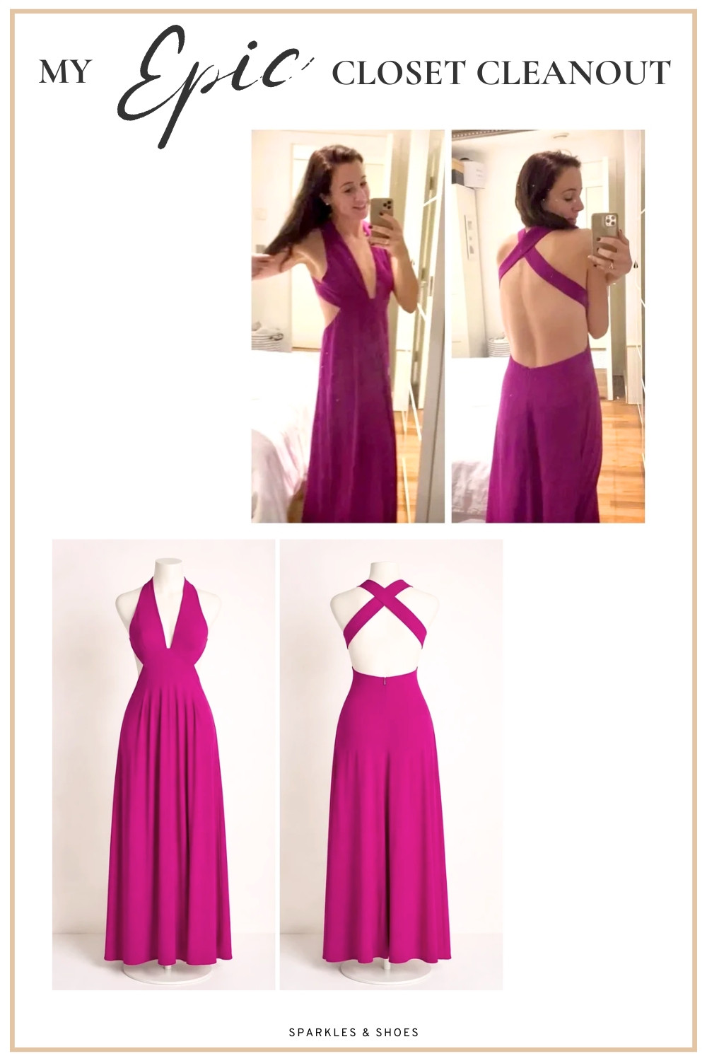 The Jill Jill Stuart Fuchsia Open Back Maxi Dress – Size 8, perfect for a formal event or as a wedding guest - just one of the 100+ items for sale as part of my epic closet cleanout! #poshmark #secondhand #preloved #jillstuart
 

 #LTKSaleAlert