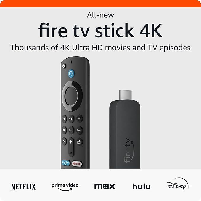 All-new Amazon Fire TV Stick 4K streaming device, more than 1.5 million movies and TV episodes, s... | Amazon (US)