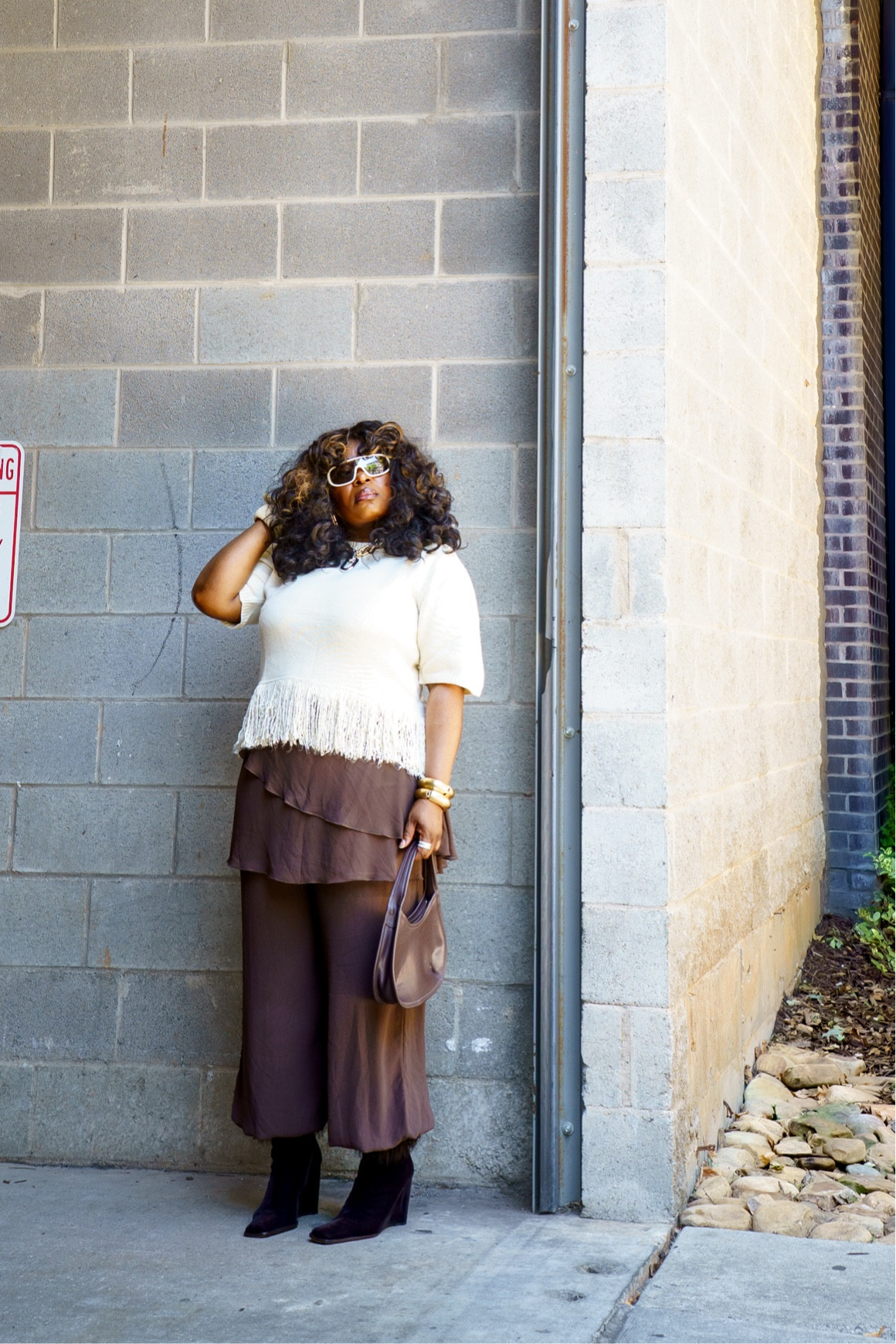 Balloon pant styling for fall fashion inspiration 

Balloon pant @hm
Fringe top @hm
Bag @coach via @poshmark 
#vintageboots

Style inspo • outfit inspo • style tips • personal style • style idea • fashion style

#personalstyle #fallfashion #fallfashion2025 #styletips #outfitinspo #fashionstyle #midsizefashion #street #streetstyle #streetwear

#LTKMidsize #LTKStyleTip #LTKFindsUnder50