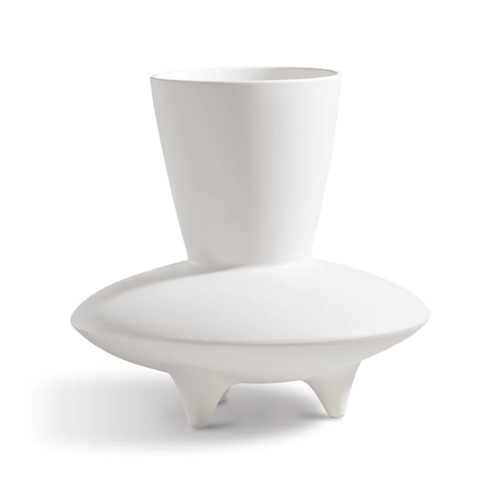 Pacific White Stoneware Vase | Megan Molten