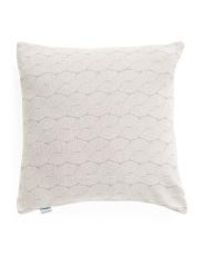 20x20 Cable Patterned Pillow | TJ Maxx