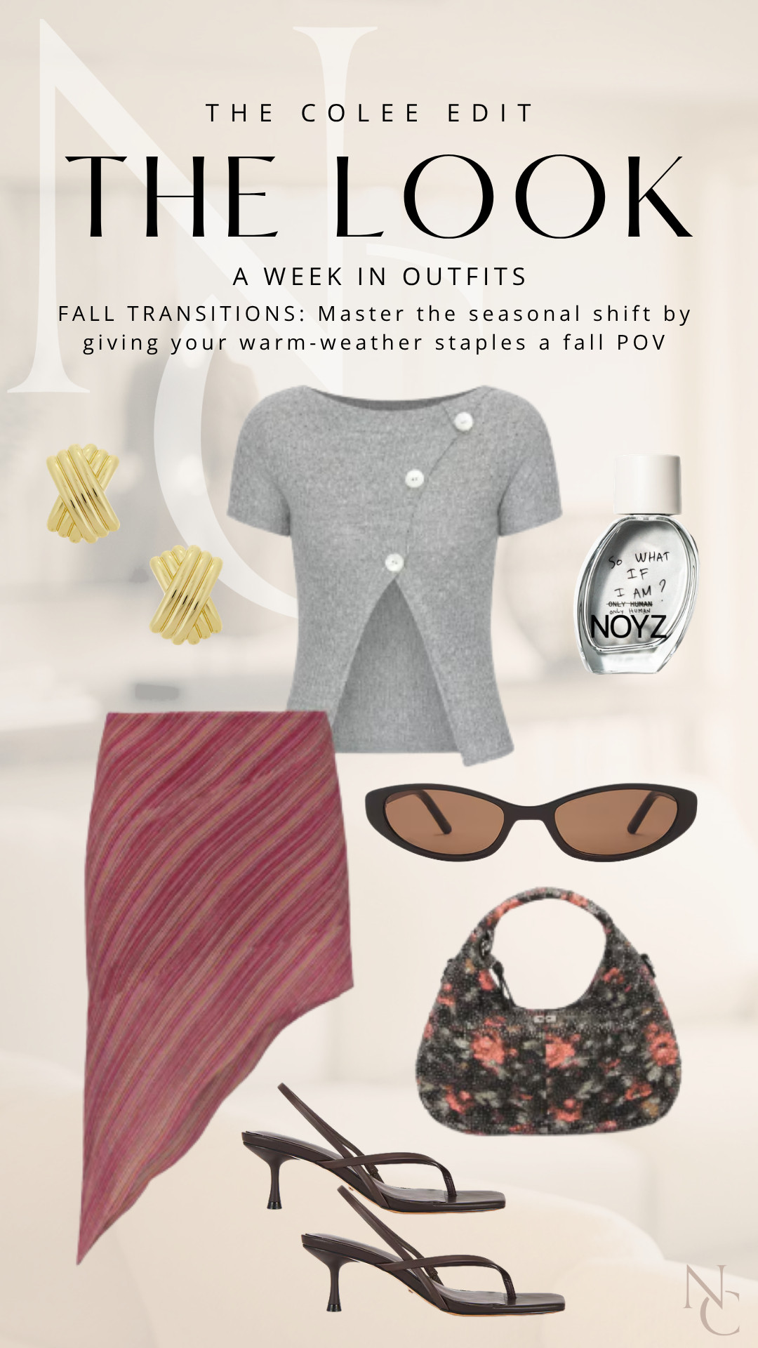 FALL TRANSITIONS 🍂

THE COLEE EDIT | THE LOOK

Not ready to dress for fall temperatures—but VERY ready for fall colors. 🤎 A lightweight knit, asymmetrical skirt, chocolate accessories + a little floral texture give summer pieces that perfect early-fall POV.

This is exactly how I’m starting the seasonal transition. Everything linked here. 

 #LTKdayinmylife #LTKgrwm #LTKootd