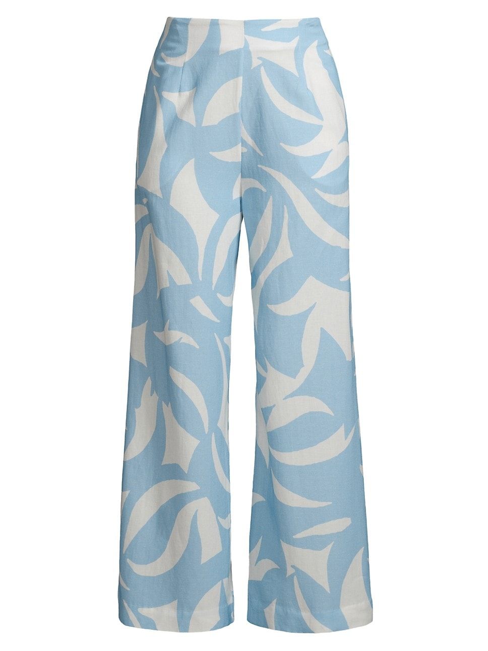 Flora Toya Printed Wide-Leg Pants | Saks Fifth Avenue