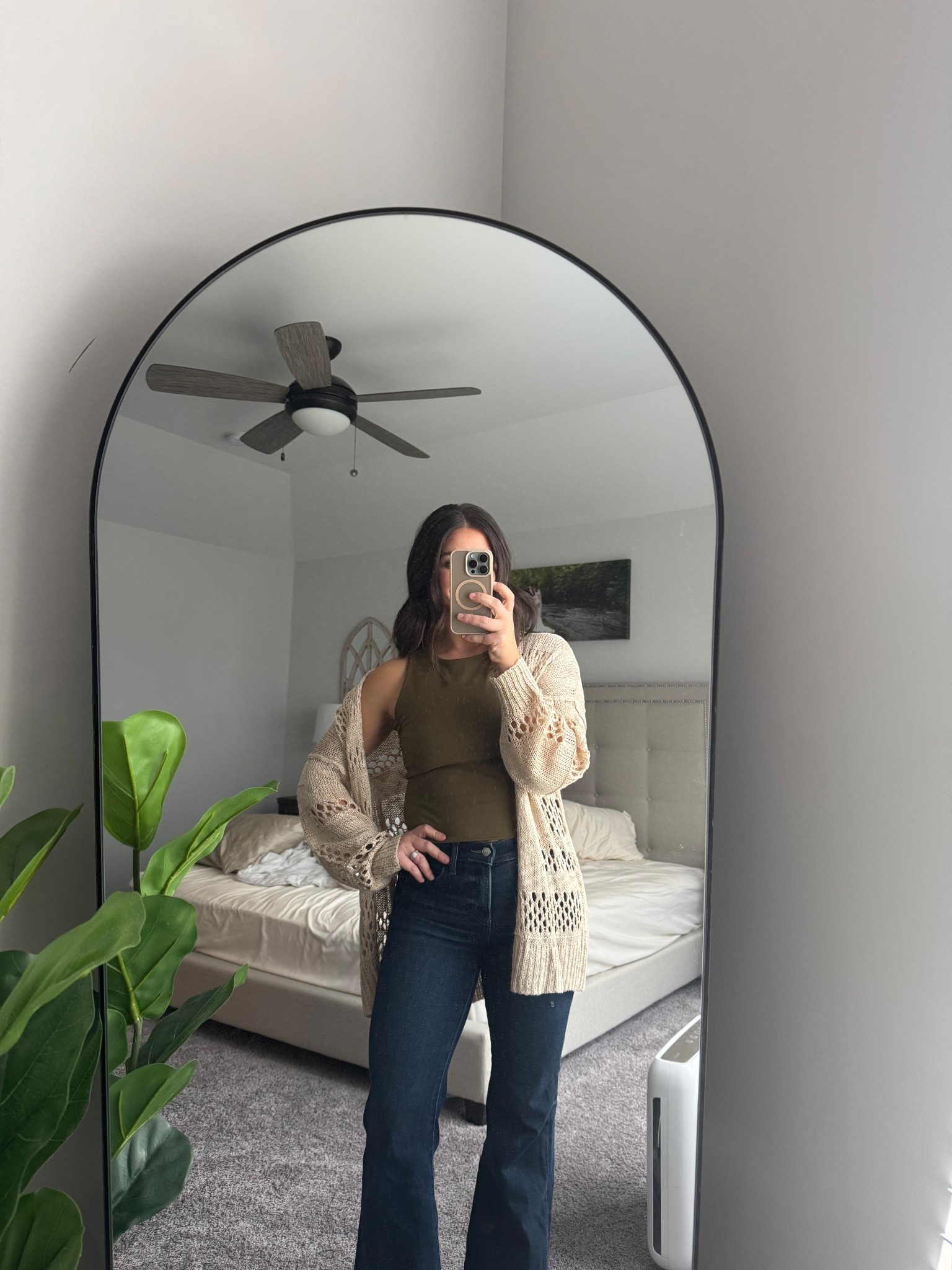 Casual dinner outfit. Love this cardigan for spring and summer! Wearing size M 

#LTKootd #LTKPetite #LTKSeasonal