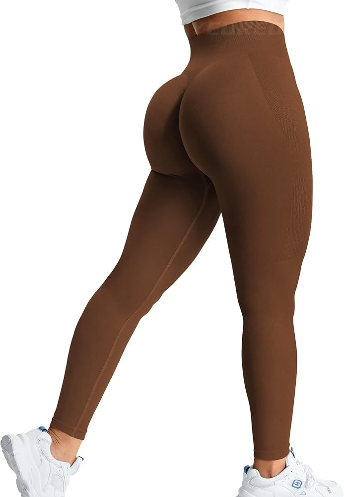 YEOREO Amplify Leggings for Women Seamless Scrunch Leggings Butt Lifting Gym High Waisted Athleti... | Amazon (US)