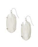 Kendra Scott Esme Earrings Rhodium/White Mother-Of-Pearl One Size | Amazon (US)