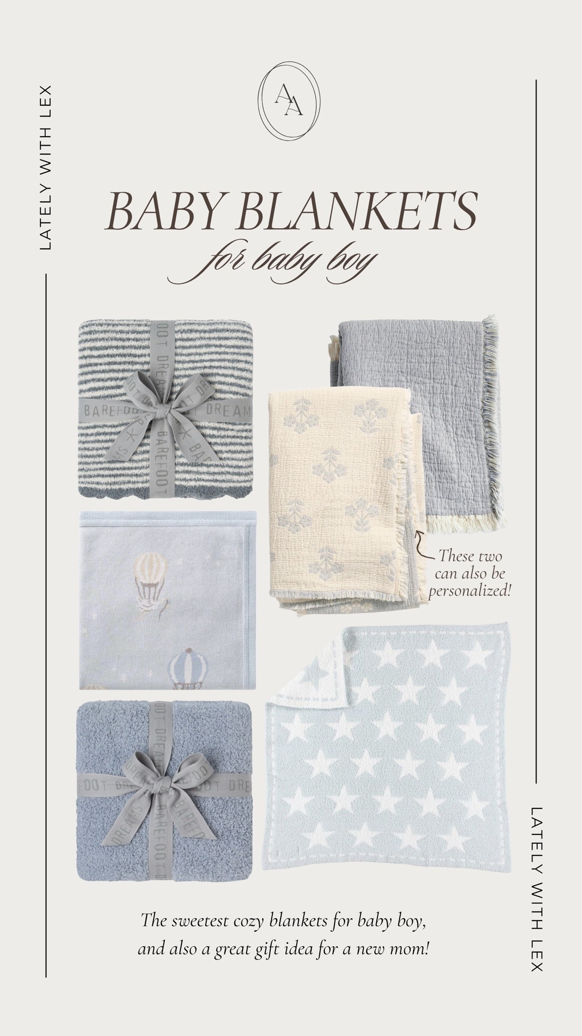 Sweet baby boy blankets / stroller blankets! All super cozy & perfect as we get ready to head into cooler weather soon. Also would be great gift ideas for a new boy mom!

#LTKBaby #LTKmomlife #LTKKids