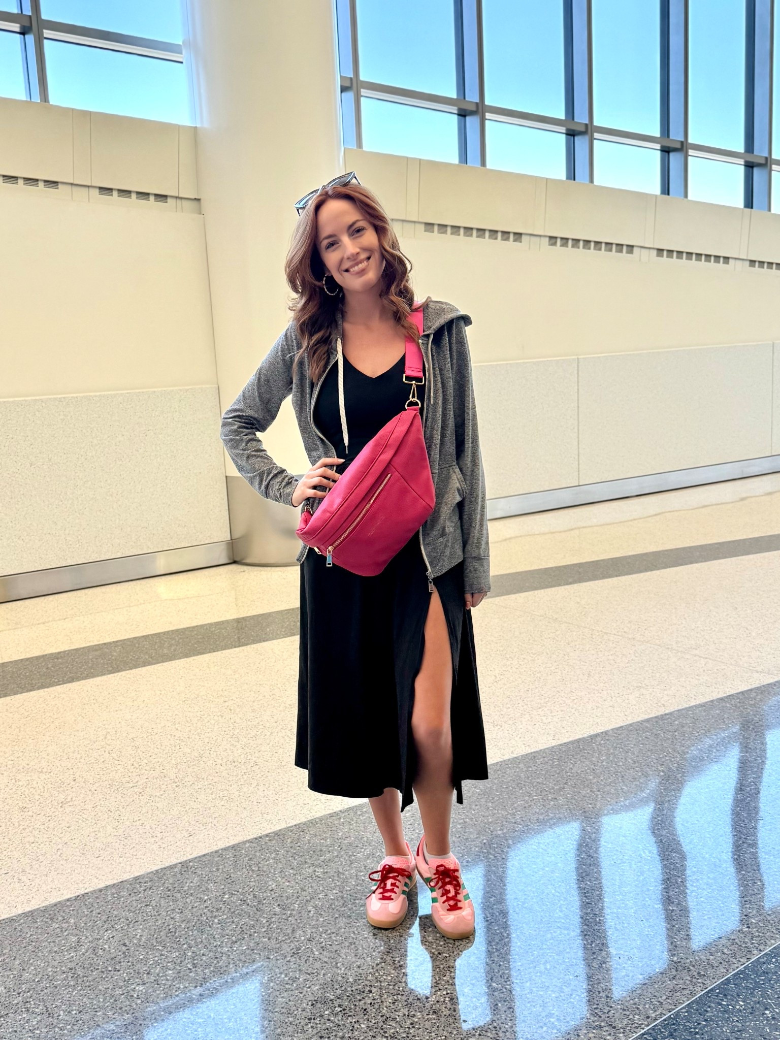 Spring Break Travel Day Outfit!  (I’ve been known to pack socks and leggings in my carry-on for in flight) 😉✨. This is the BEST bag ever and you can use code HAPPYVALLEY10 for 10% off!

#365daysofdresses 

#LTKTravel #LTKSpringSale