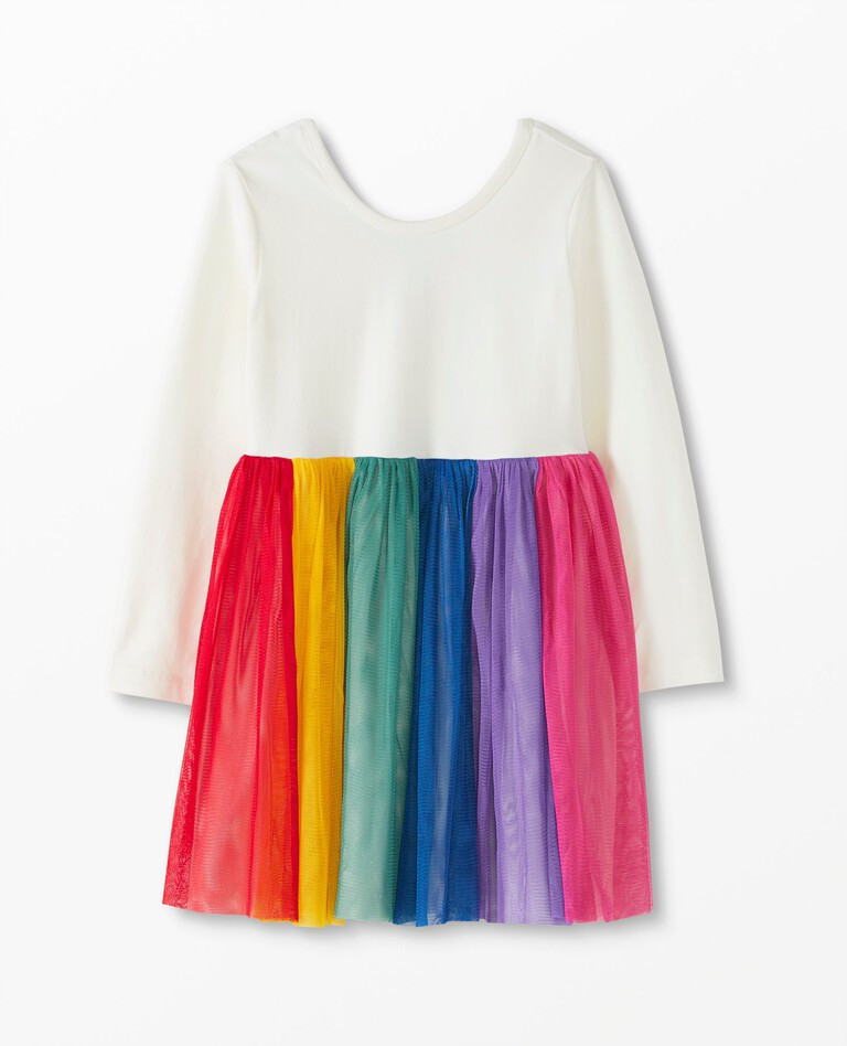 Rainbow Tulle Dress | Hanna Andersson