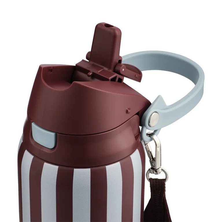 Mary Lawless Lee x TAL 32oz Stainless Steel 2-in-1 Straw and Chug Water Bottle with Push Lid and ... | Walmart (US)