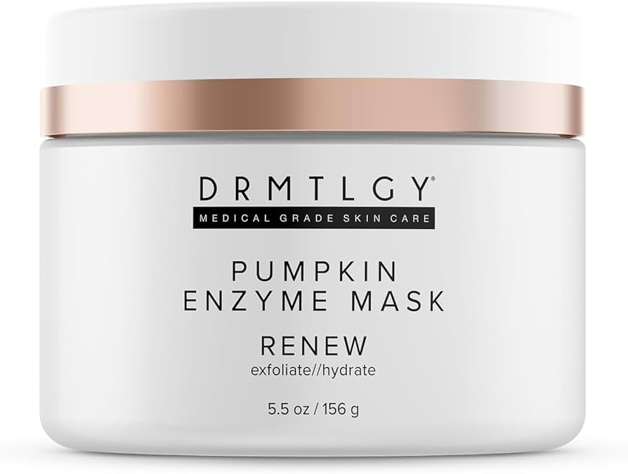DRMTLGY Pumpkin Enzyme Face Mask with Jojoba Beads. Gentle Exfoliating Pumpkin Facial Mask for Du... | Amazon (US)