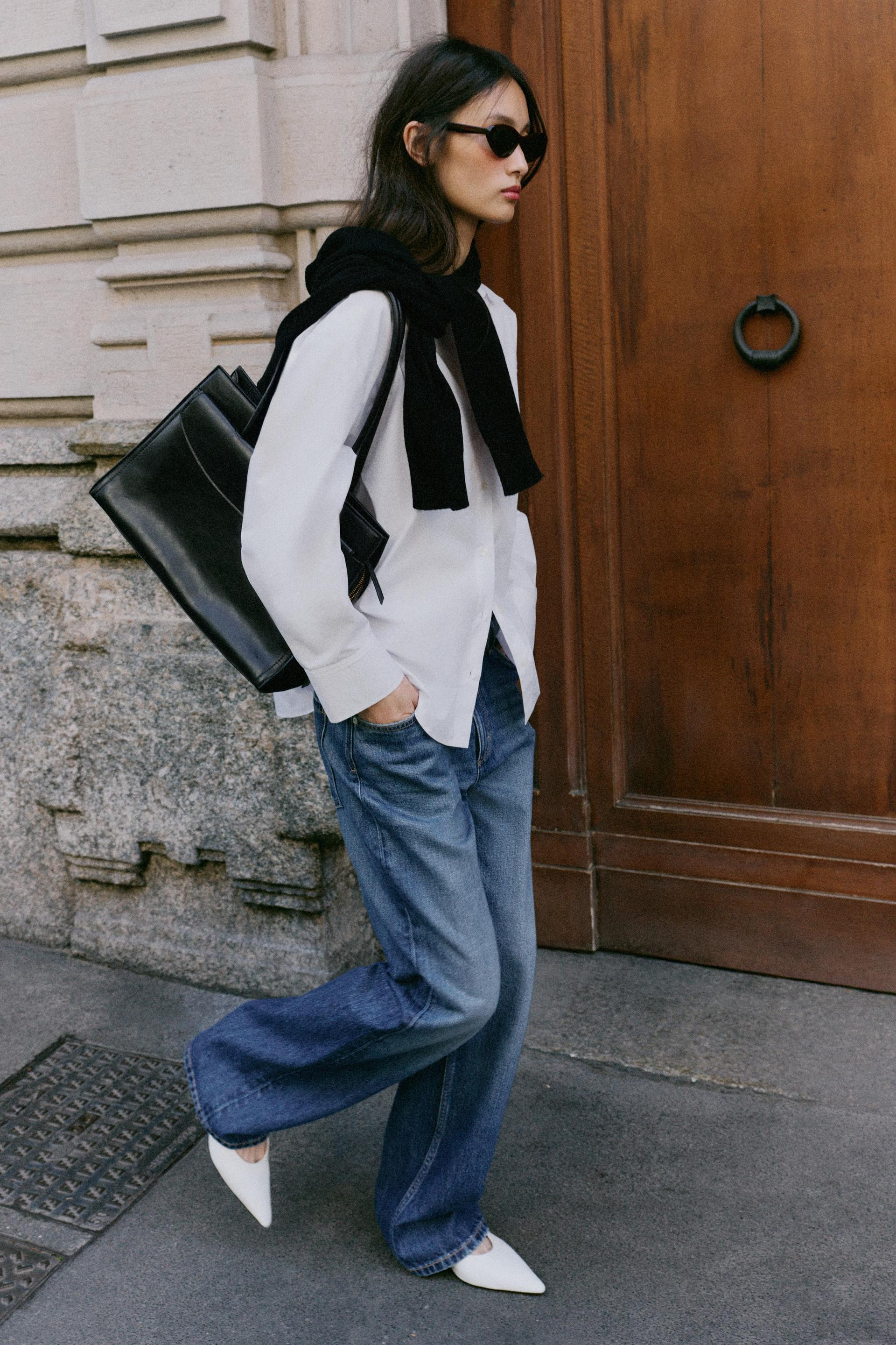 FLAP SHOULDER BAG - Black - ONE SIZE ONLY | Zara US