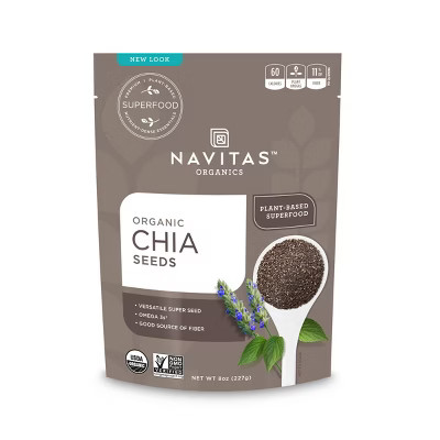 Navitas Organics Vegan Chia Seeds - 8oz | Target