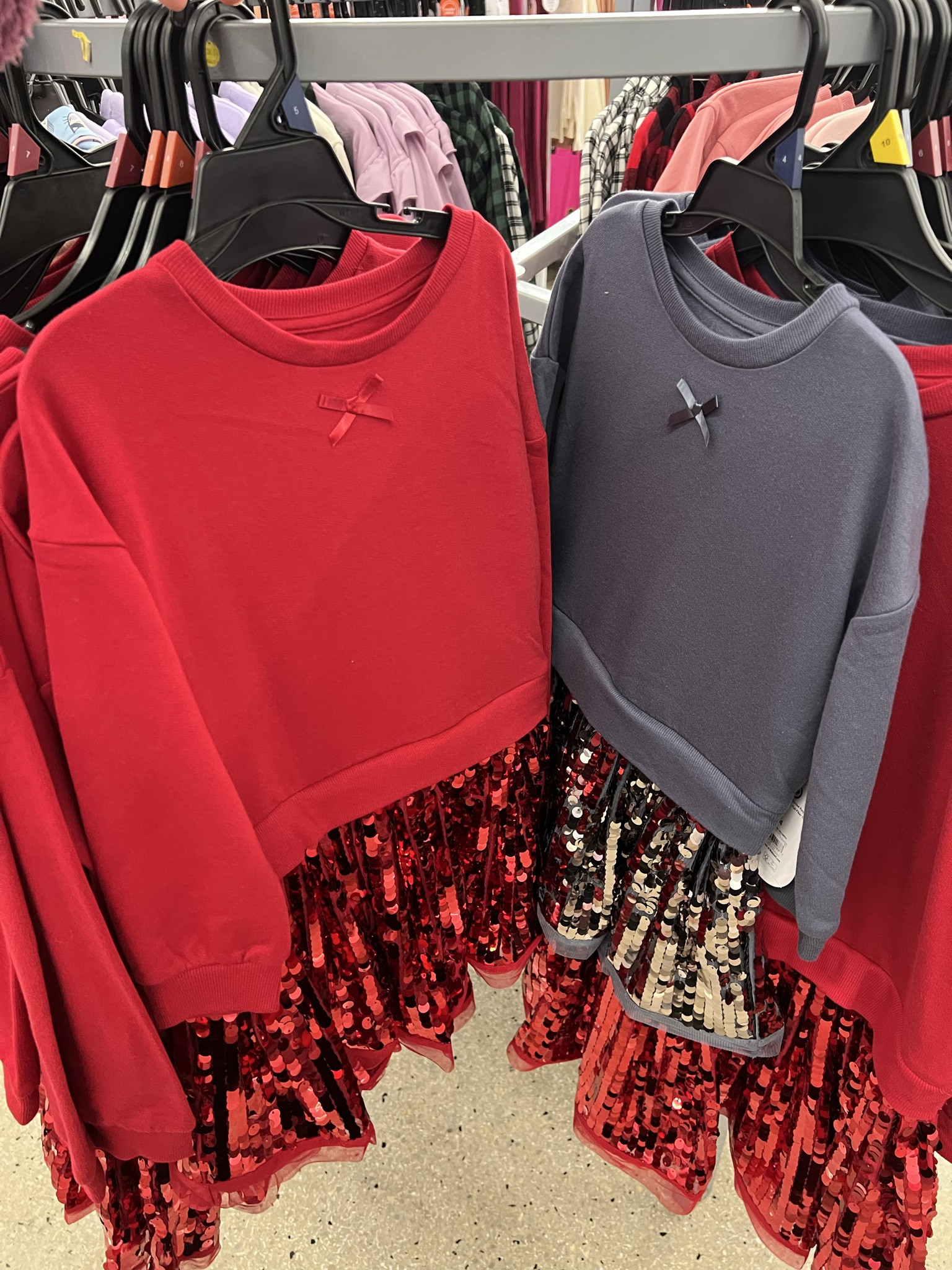 I love these! Sweatshirt and sequin skirt combo for little girls at Walmart. Comfy and festive! #christmas outfit holiday party new years 

#LTKFindsUnder50 #LTKHoliday #LTKKids