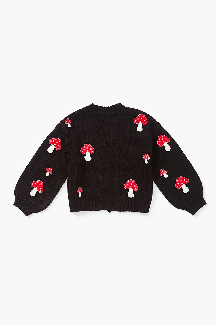 Girls Mushroom Cardigan Sweater (Kids) | Forever 21 (US)