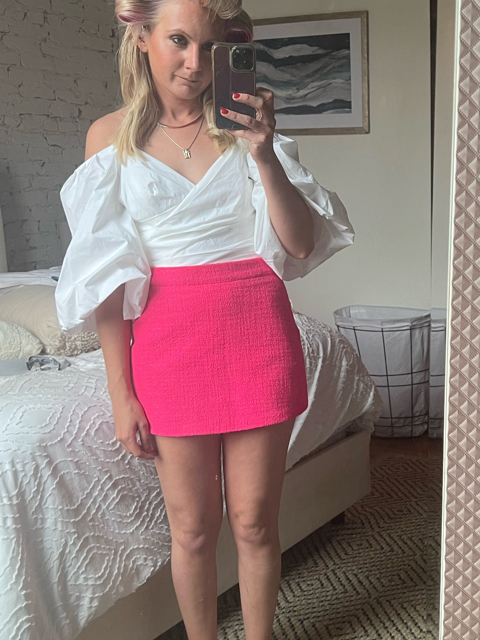Dionne Mini Skirt in Pink curated on LTK