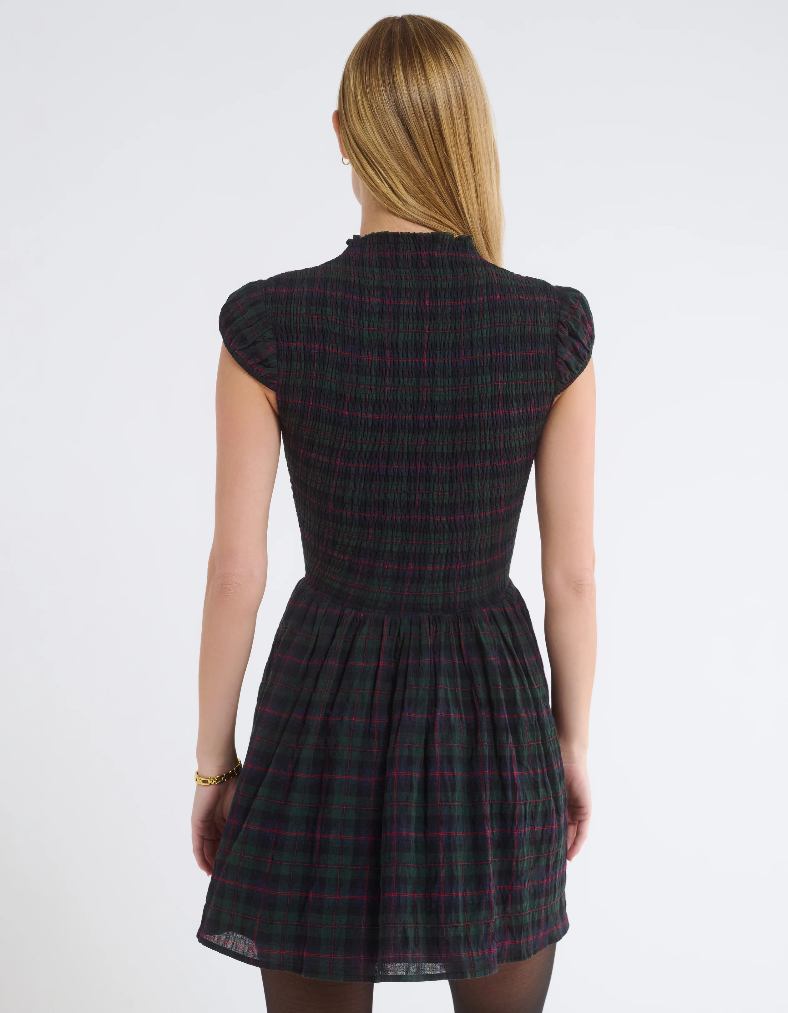 Barclay Mini Dress | Mulberry Tartan | Rumored