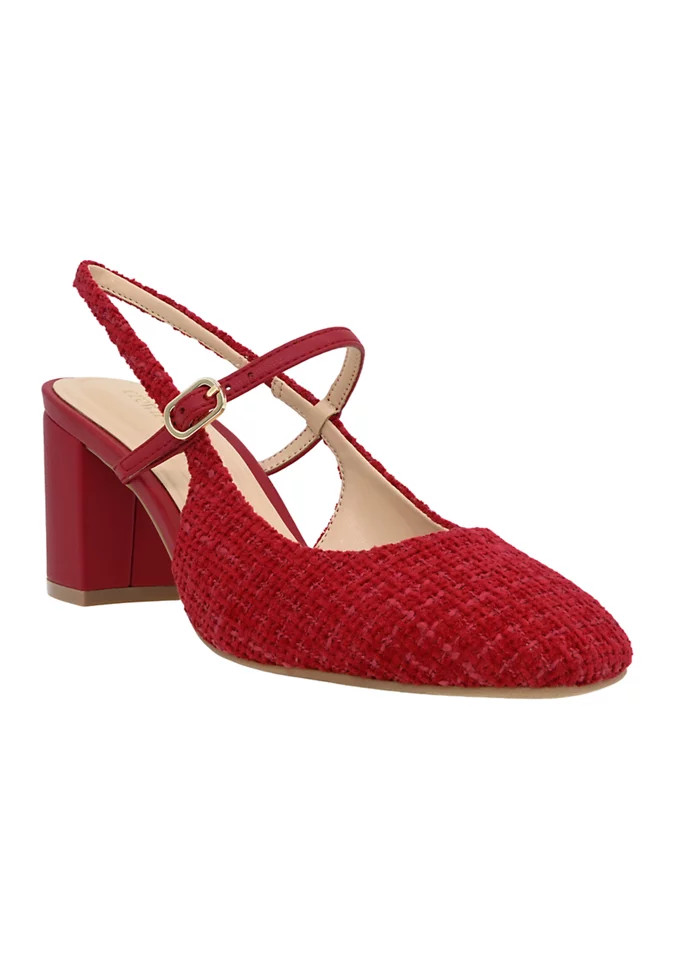 Pamela Slingback Mary Jane Heels | Belk