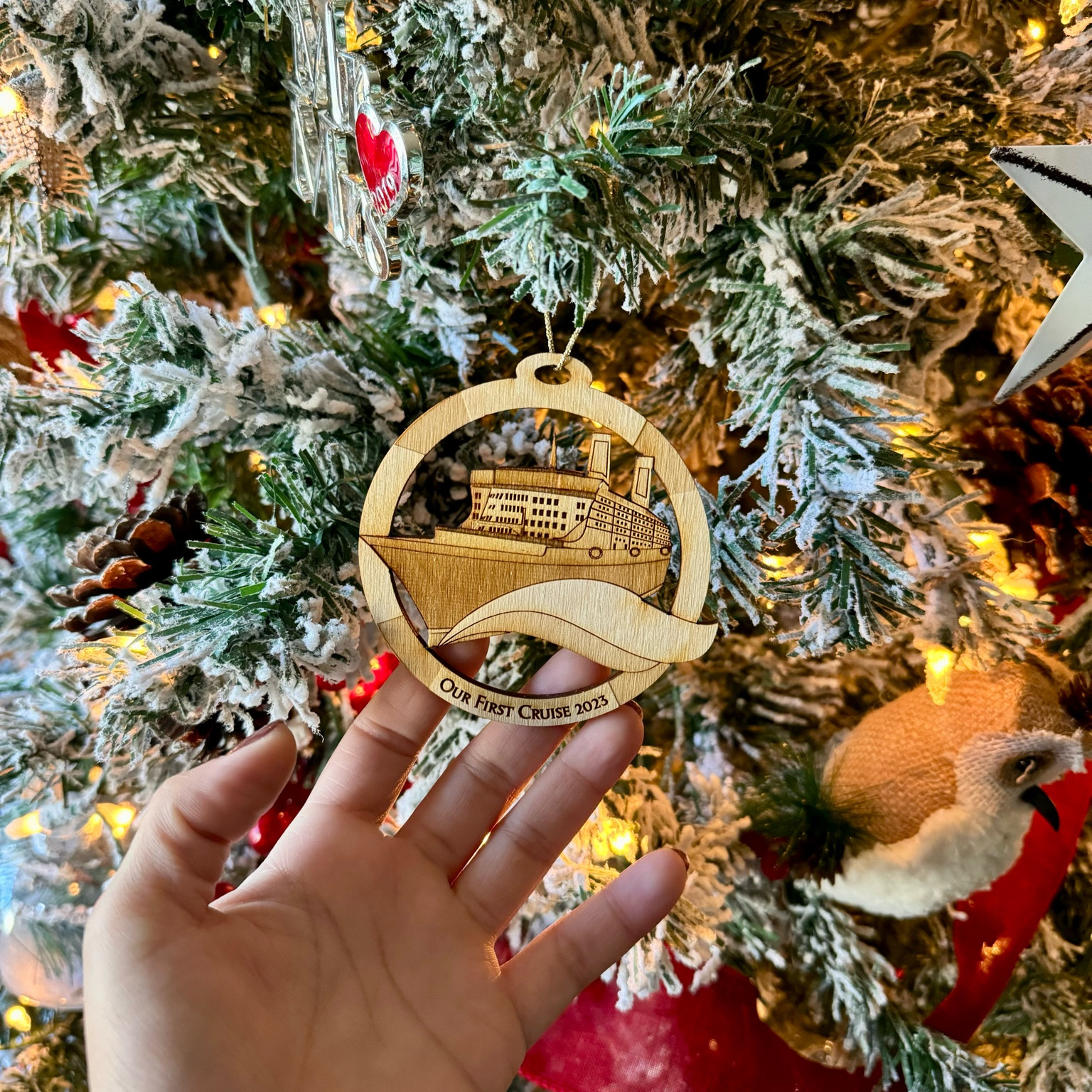 Custom Christmas Wooden Ornament - Engraved 

#LTKGiftGuide #LTKSeasonal #LTKfamily