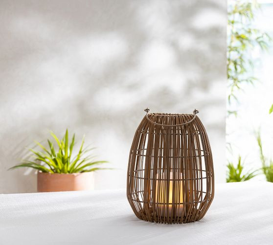 Double Weave Solar Lantern | Pottery Barn (US)