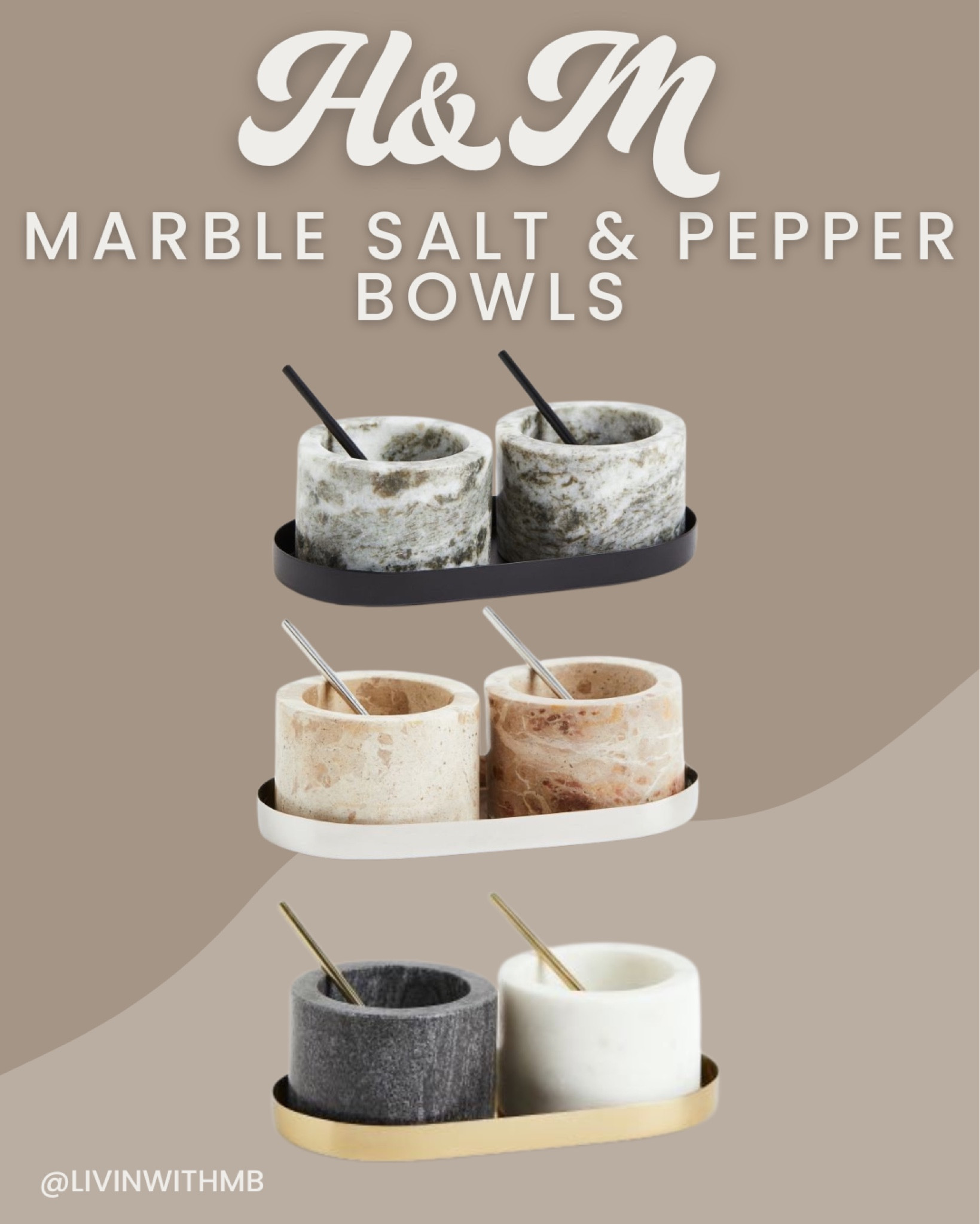 Spruce up your kitchen countertops with these gorgeous marble salt and pepper bowls from H&M 🤤 

#LTKstyletip #LTKhome #LTKFind