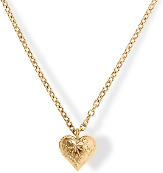 Hey Harper Gold Necklace For Women Trendy Necklace - 14K Golden PVD Coating Waterproof & Sweatpro... | Amazon (US)