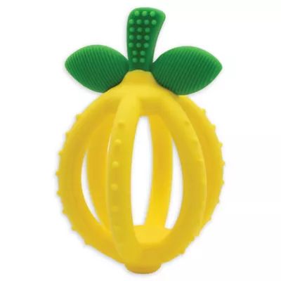 Itzy Ritzy® Silicone Lemon Teething Ball in Yellow | buybuy BABY | buybuy BABY