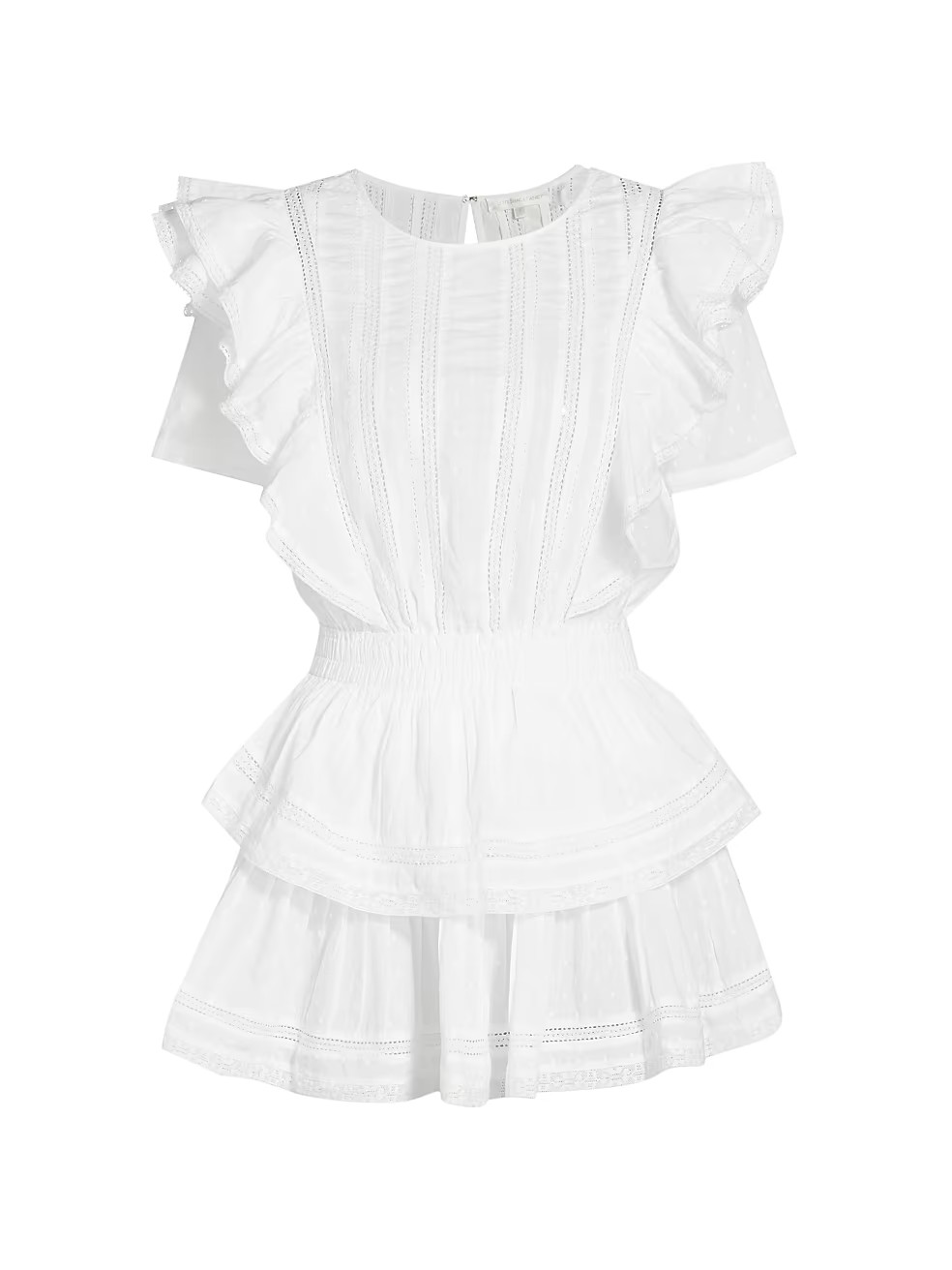 LoveShackFancy Natasha Flounce Tiered Dress | Saks Fifth Avenue