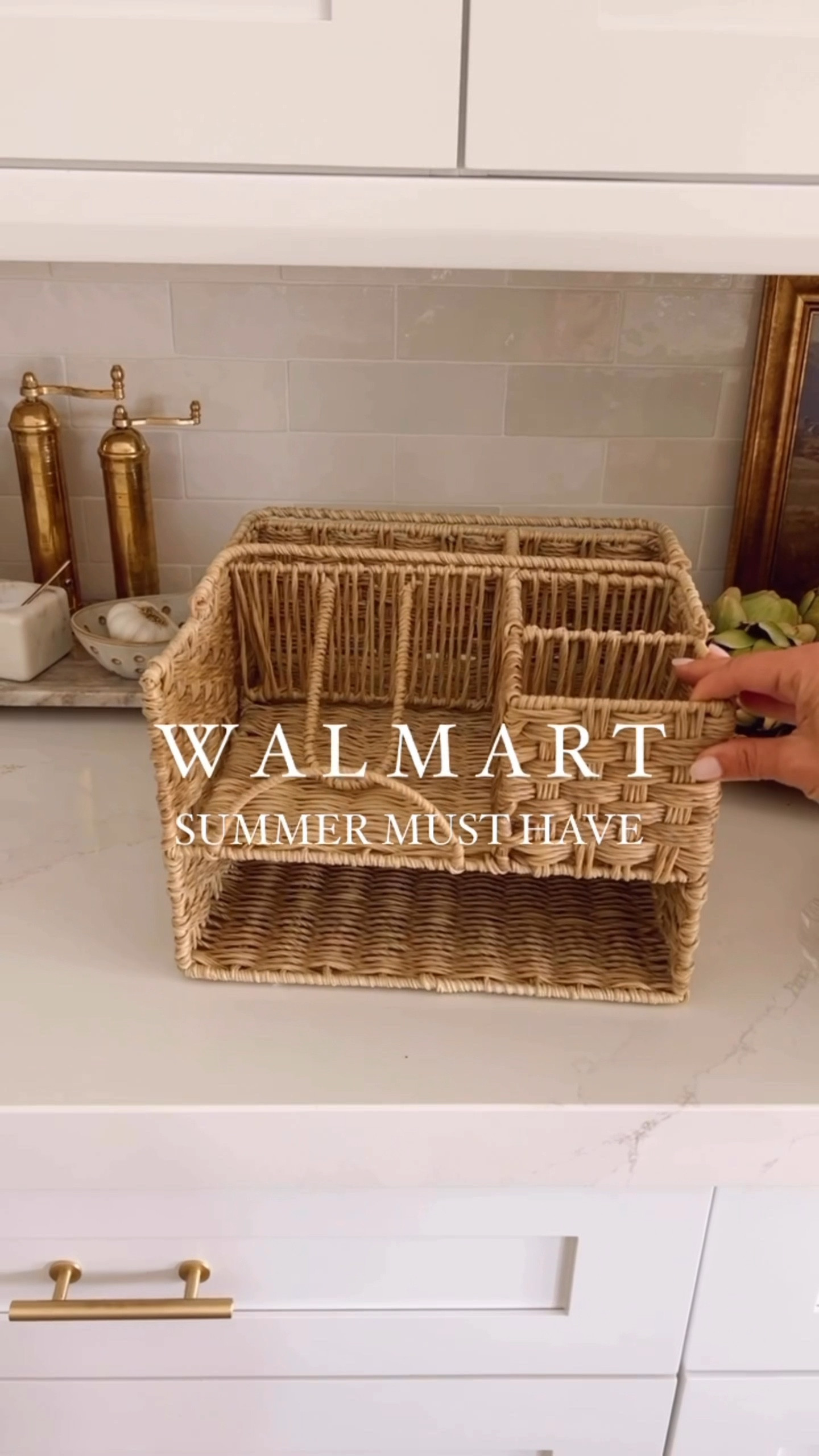 My most used summer entertaining find is back!! This Walmart rattan caddy holds so much and is perfect for your patio, boat, or even a picnic. Summer must-have, outdoor entertainingg

#LTKSeasonal #LTKHome #LTKFindsUnder50