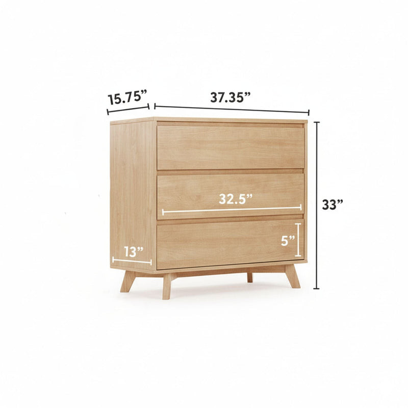 Modern 3-Drawer Dresser | Plank+Beam