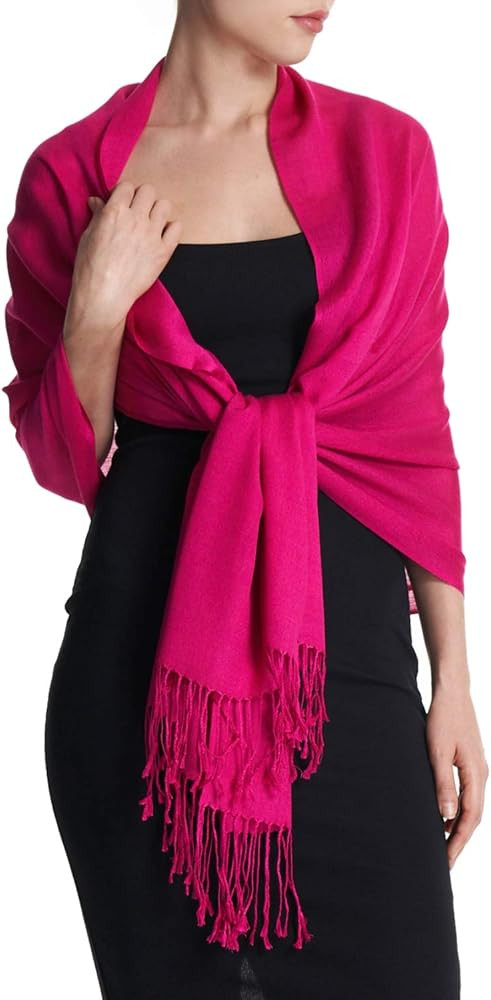 EURKEA Women's Scarf Pashmina Silky Soft Shawls Wraps Stole for Evening, Wedding and Gift | Amazon (US)