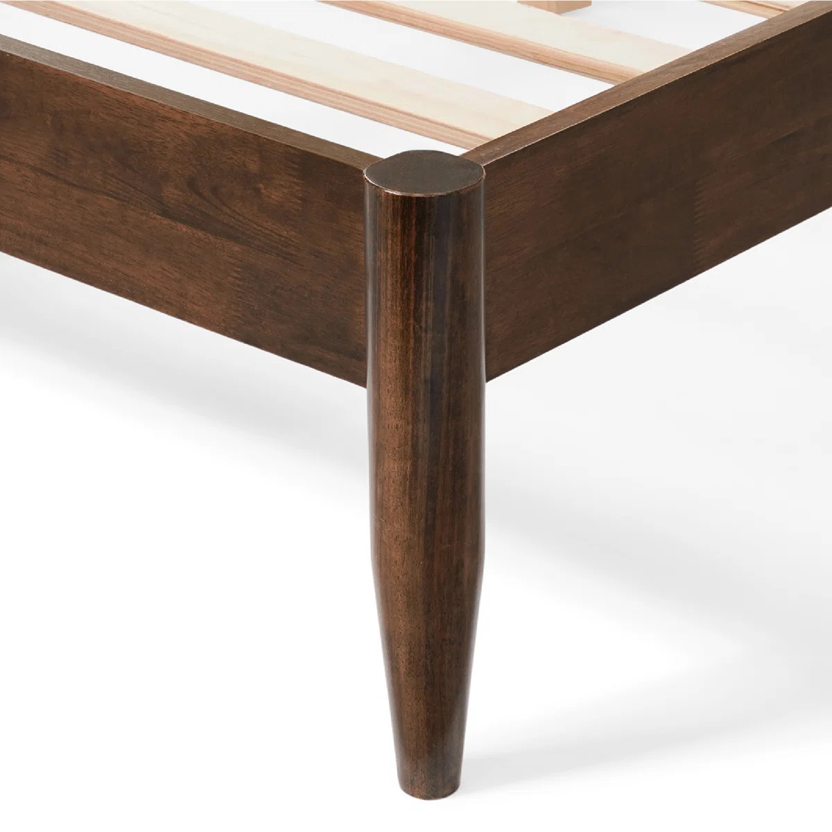 Besan Solid Wood Boucle Upholstered Headboard Bed Frame | Wayfair North America