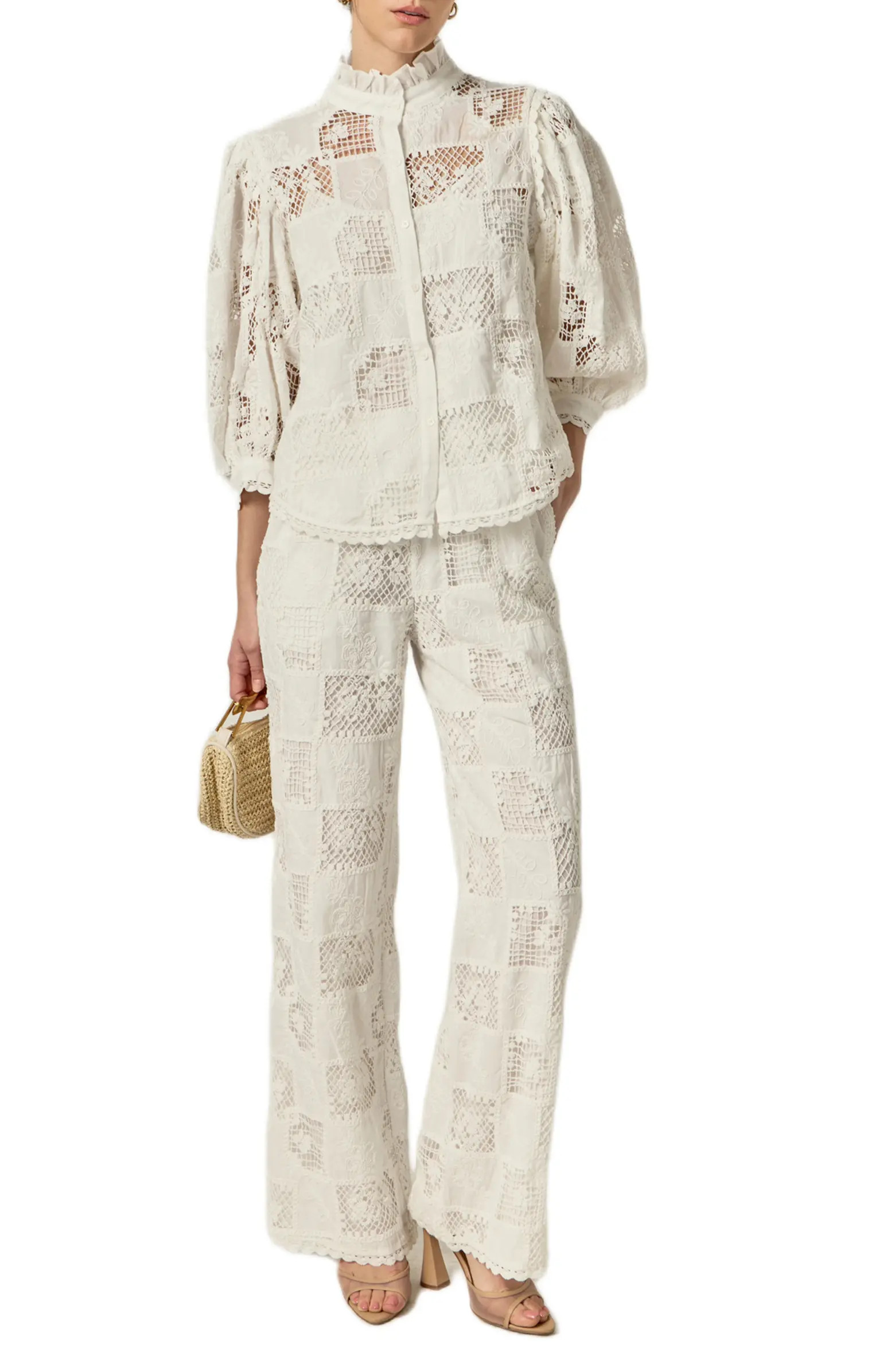Embroidered Cotton Shirt | Nordstrom