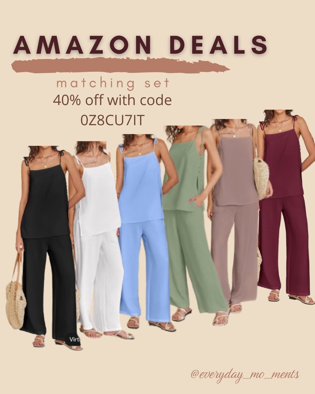 $20 ends 8/31

Amazon fashion
Amazon deals
Matching set
Two piece set
Amazon set

#LTKSaleAlert