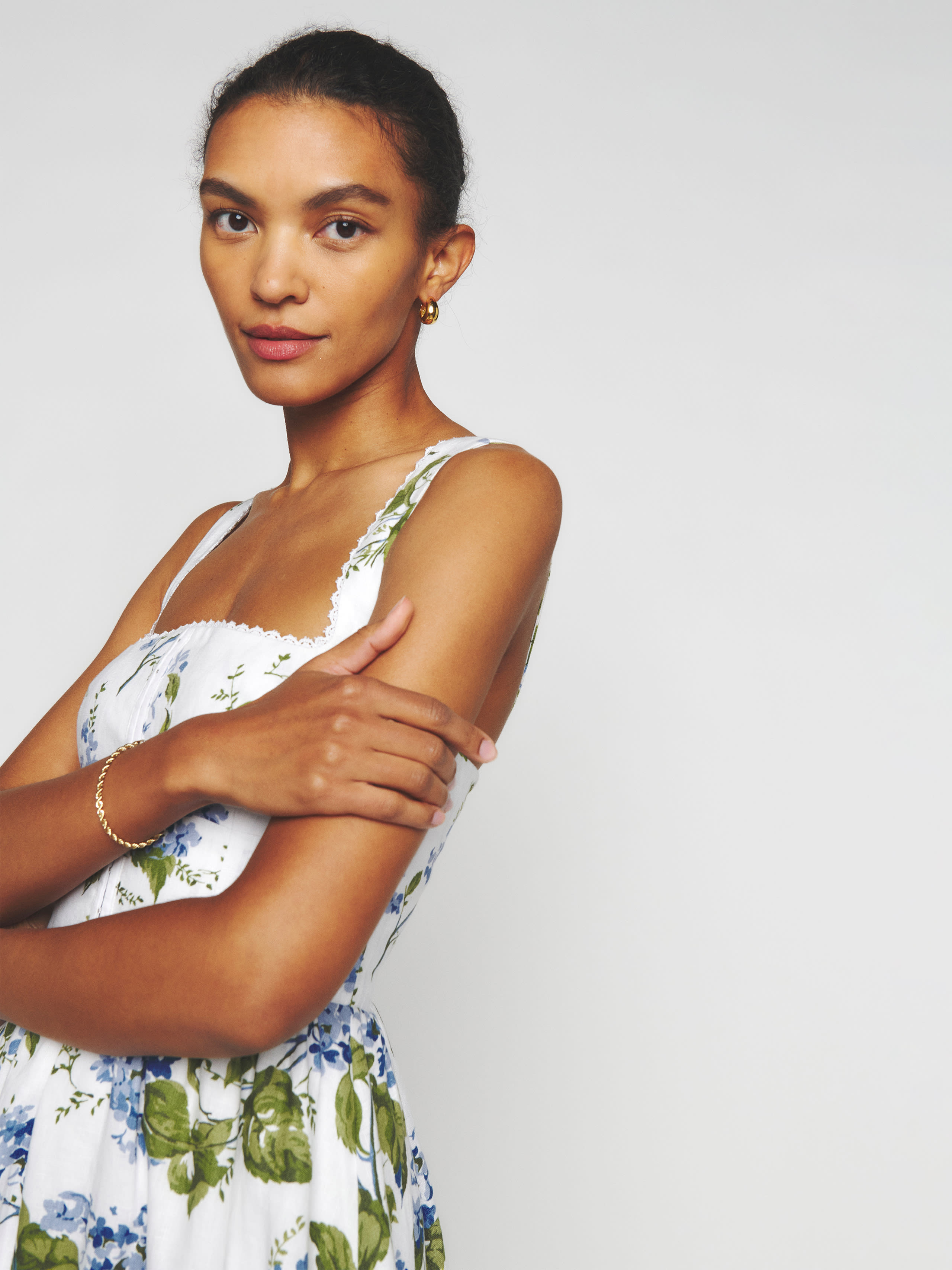 Tagliatelle Linen Dress | Reformation (Global)