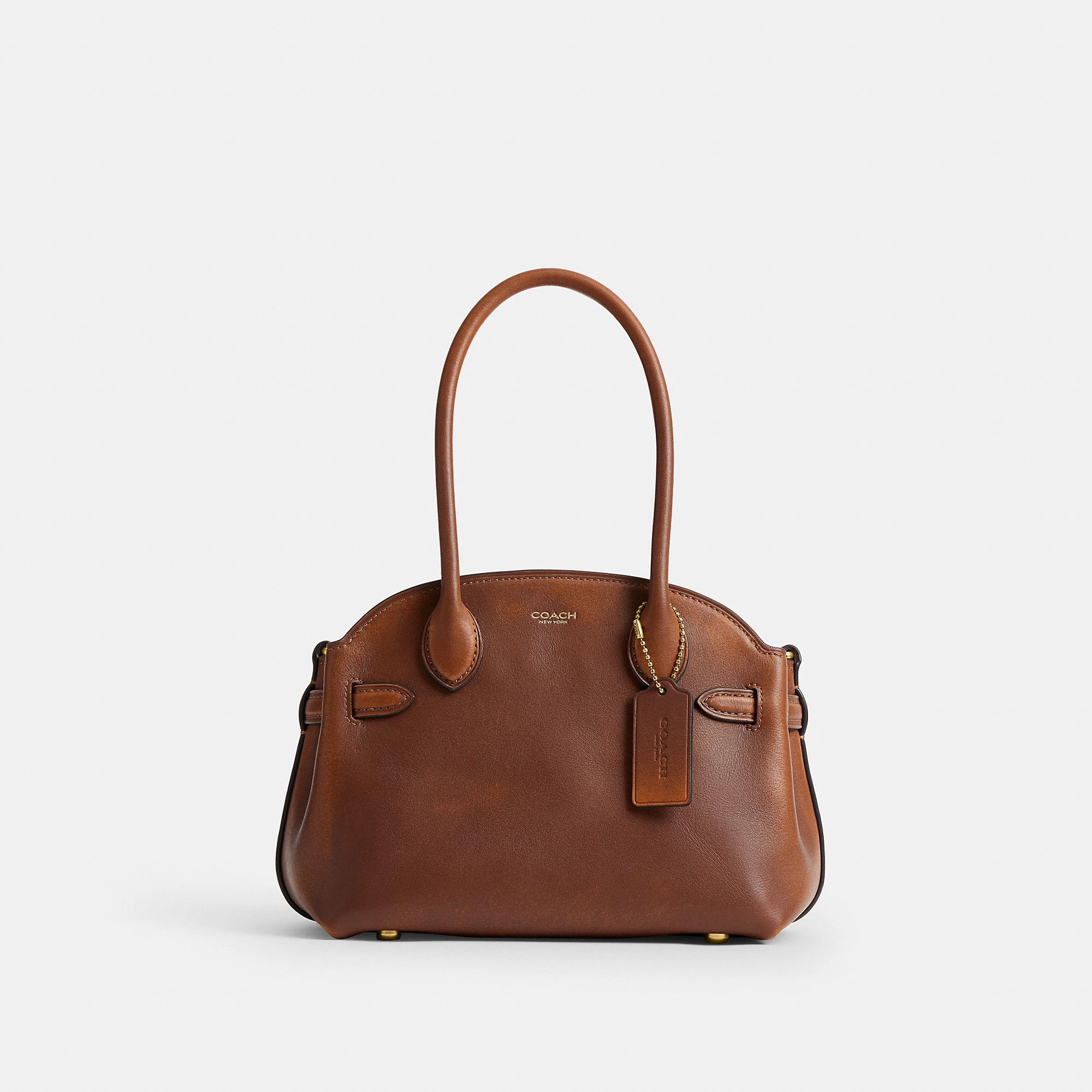 Coach Empire Carryall Bag 21 In Loved Leather - Women's Purses Totes - Brass/brown | Coach (US)