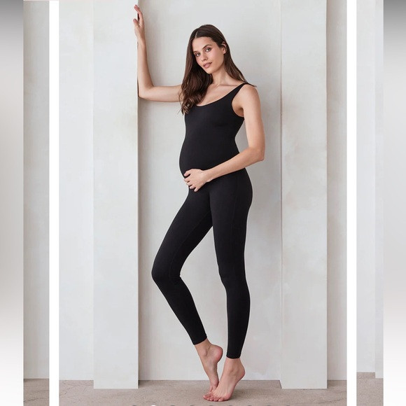BUMPSUIT Lucy Unitard Bodysuit Maternity Size XS Black Lined Sleeveless New | Poshmark