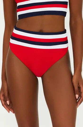 Millie Colorblock High Waist Bikini Bottoms | Nordstrom