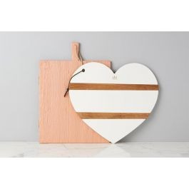 Heart Charcuterie Cutting Board in White - PREORDER: SHIPMENT IN FEBRUARY | The Well Appointed House, LLC