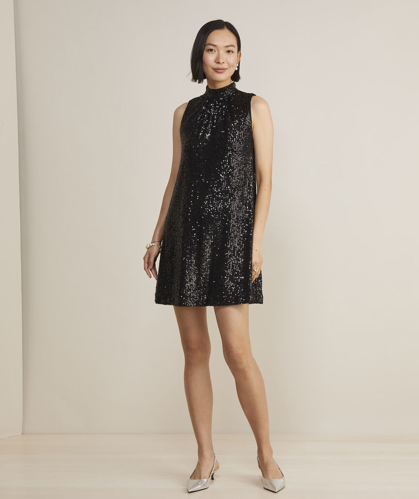 Sequin Swing Dress | vineyard vines
