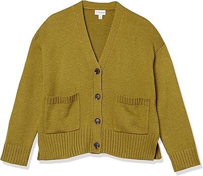 The Drop Women's Brigitte Chunky Button Front Pocket Ribbed Cardigan | Amazon (US)