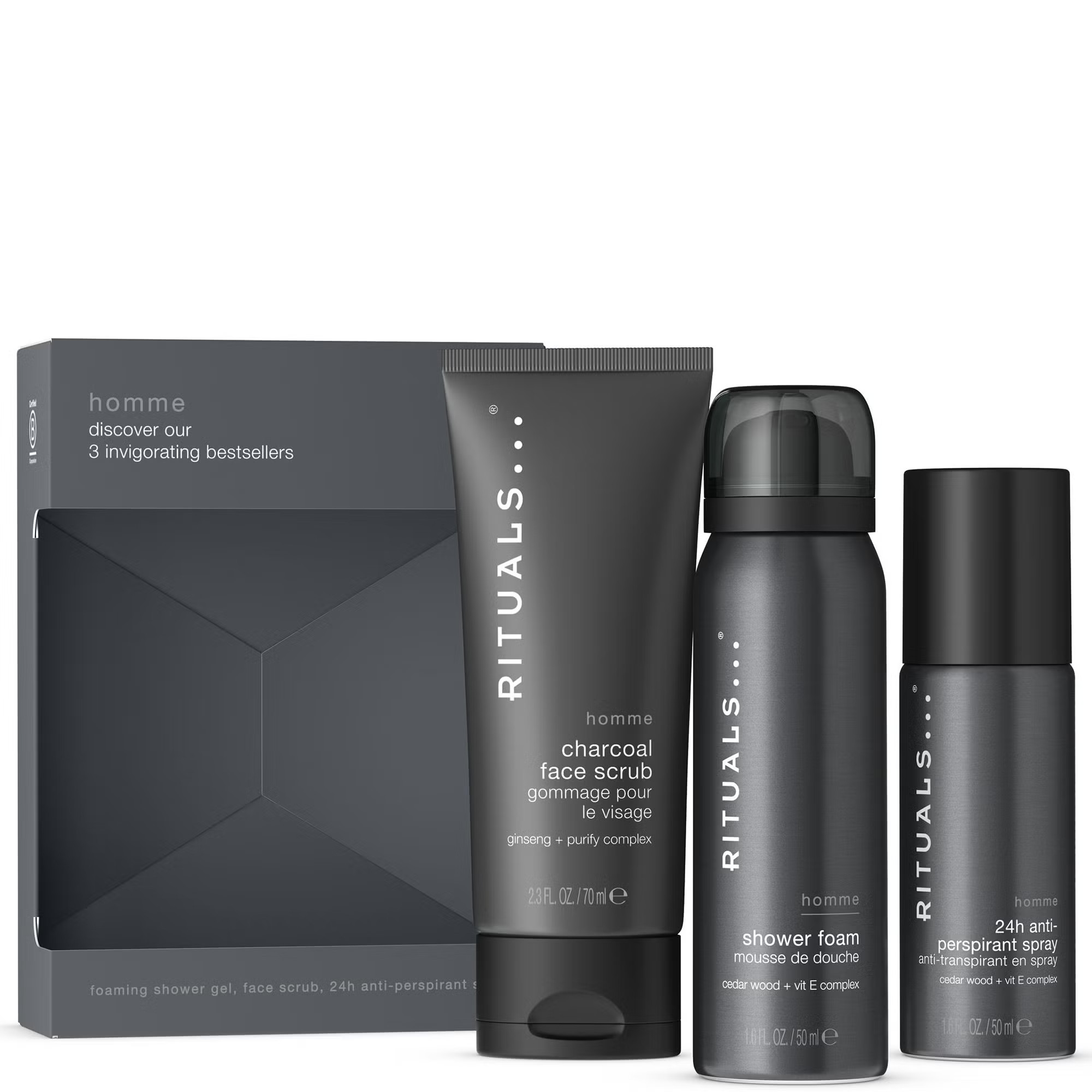 RITUALS Homme Collection Men's Aromatic Mini Bath and Body Set | Look Fantastic (UK)