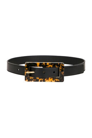 Saint Laurent Leather Belt in Brown | FWRD 